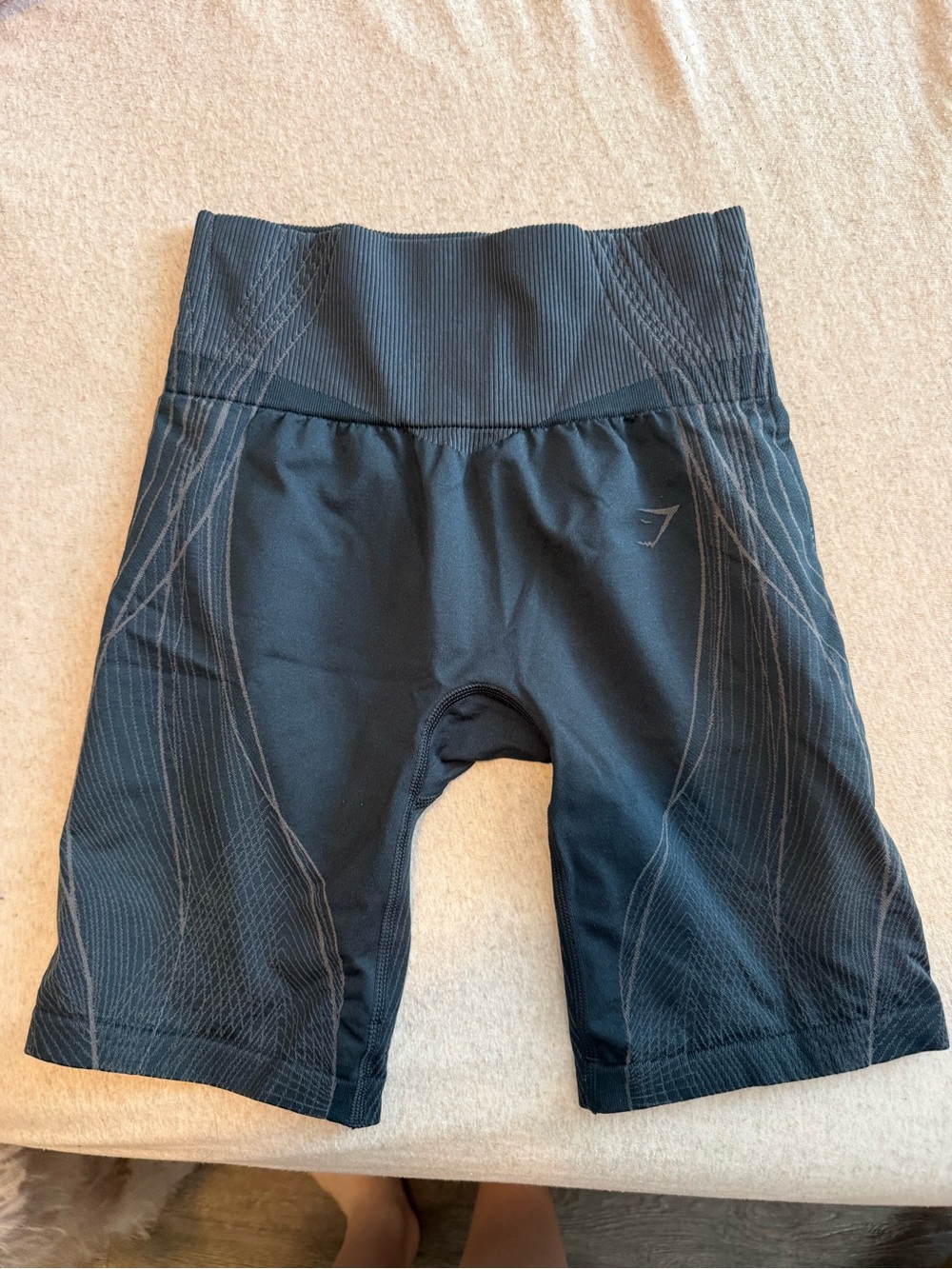 Gymshark Black High-Rise Seamless Training Shorts